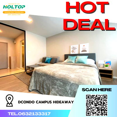 Condos for rent Khlong Luang Road : #R2548 For rent  dcondo Campus Hideaway