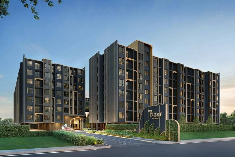 The Base Ratchada 19, a new condo from Sansiri Can raise animals in the middle of the club house, 3 floors, starting 2.69 MB*