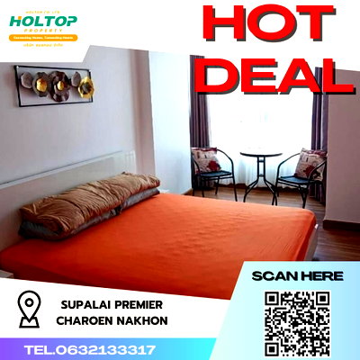 คอนโดให้เช่า : #R2576 ให้เช่า Supalai Premier Charoen Nakhon 