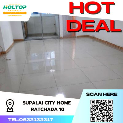 Condos for rent MRT Huai Khwang : #S2552 For Rent Supalai City Home Ratchada10