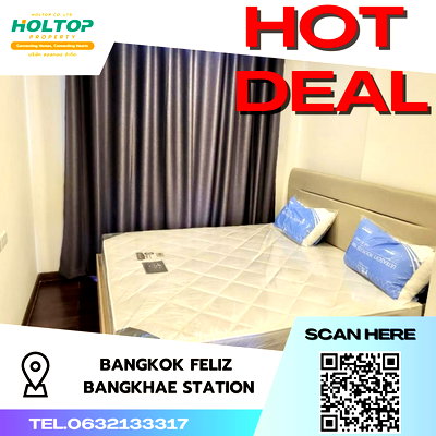 Condos for rent MRT Lak Song  : #S2573 For Rent Bangkok Feliz Bangkhae Station