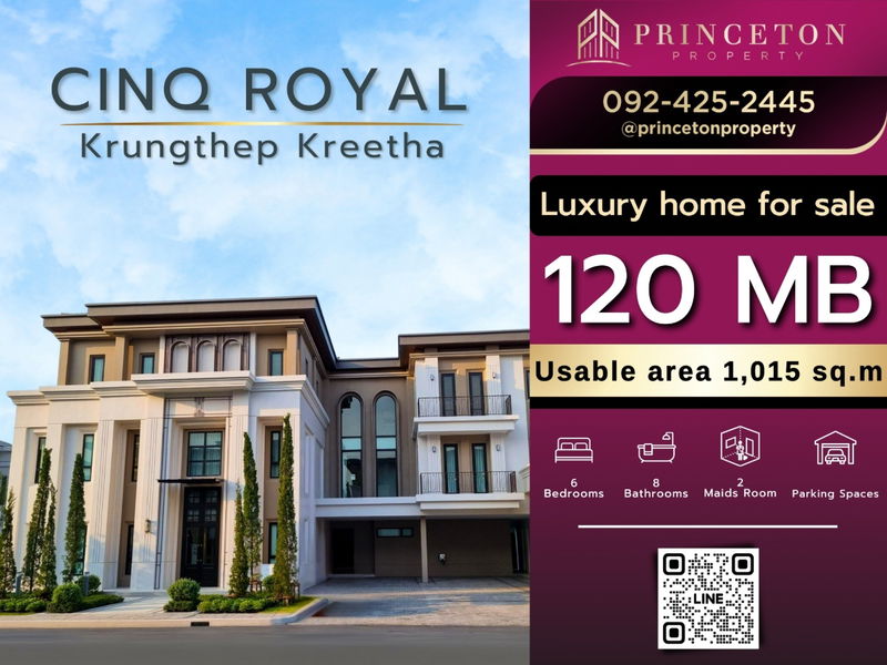 Houses for sale : For sale Luxury House Cinq Royal Krungthep Kreetha 