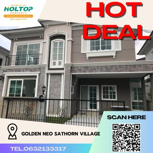 #R2596 ให้เช่า Golden Neo Sathorn Village