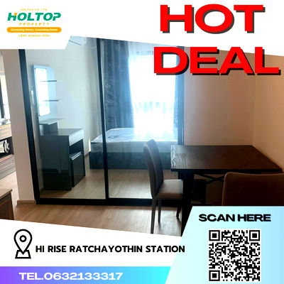 Condos for rent พหลโยธิน 35 : #R2592 For rent  HI Rise Ratchayothin Station