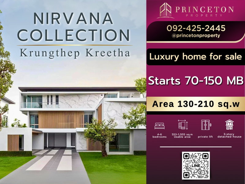 Houses for sale : NIRVANA COLLECTION Krungthep Kreetha 