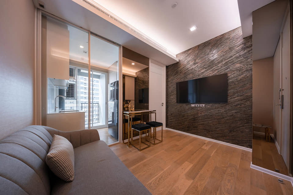 ให้เช่า ✨ The Saint Residence ✨ ห้องสวย เฟอร์นิเจอร์ครบ  >>LineOA : @moov-pp
