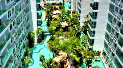 คอนโด เทสโก้โลตัส พัทยาใต้ : คอนโด Amazon Residence จอมเทียน ตกแต่งครบ พร้อมอยู่ วิวเมือง