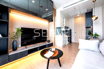 คอนโดให้เช่า : 1 Bed Nice Decorate High Fl. 15+ Close to BTS Asok & MRT Sukhumvit 550 m. / For Rent-Noble BE19
