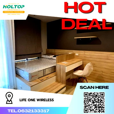 คอนโดให้เช่า : #R2619  ให้เช่า Life One Wireless