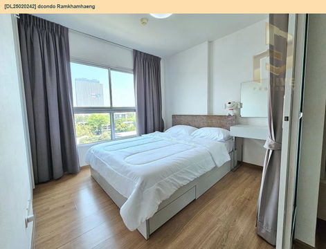 DL25020242 ให้เช่าคอนโด ดีคอนโด รามคำแหง (dcondo Ramkhamhaeng) ใกล้ AIRPORT RAIL LINK รามคำแหง พร้อมเข้าอยู่ โทรด่วน 0653619502 LineID @534wlwof