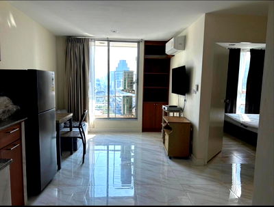 Condos for rent Chulalongkorn University : rent, Bann Pathumwan, 2 bedrooms, beautiful, fully furnished, near BTS Ratchathewi. Interested, add Line @841qqlnr