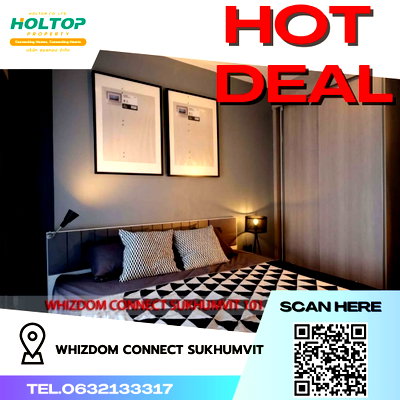 คอนโดให้เช่า : #R2653 ให้เช่า Whizdom Connect Sukhumvit