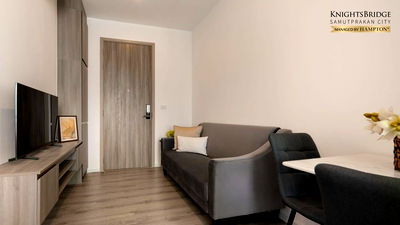 คอนโดให้เช่า : DT-4245 ให้เช่าคอนโด ไนท์บริดจ์ สุขุมวิท-เทพารักษ์ ( Knightsbridge Sukhumvit – Thepharak ) นัดชมห้อง 👉line : @propertybkk2