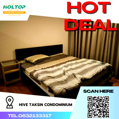 คอนโดให้เช่า : #R2640 ให้เช่า Hive Taksin Condominium