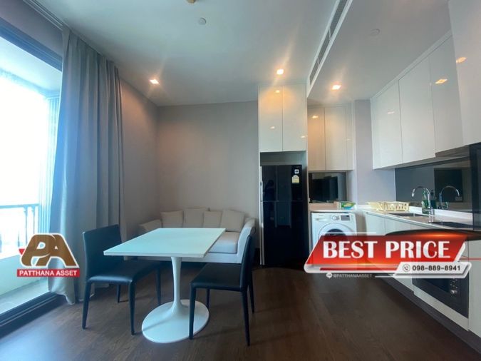 𝐿𝑢𝑥𝑢𝑟𝑦 𝑟𝑜𝑜𝑚 𝑓𝑜𝑟 𝑅𝑒𝑛𝑡 @ 𝐐 𝐀𝐬𝐨𝐤𝐞 | 1 Bedroom High-Floor Close to MRT Petchaburi