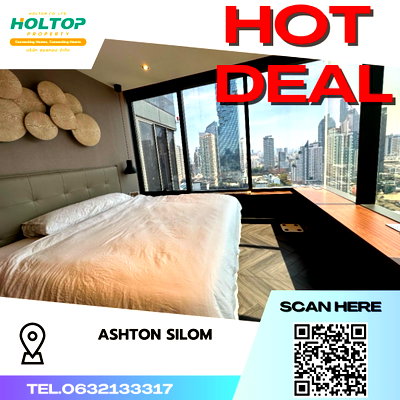 คอนโดให้เช่า : #S2646.    ให้เช่า Ashton Silom