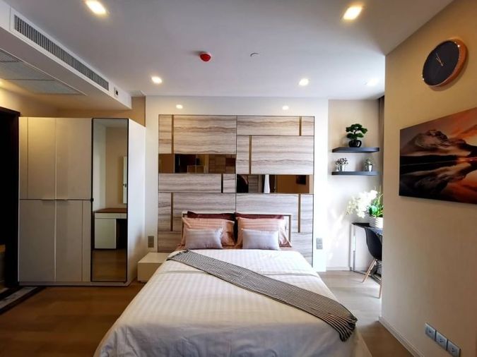 🥳[Rent-RAR2502-1869] Asthon Asoke. Fl.28*Washing machine *Connect to BTS Asoke & MRT Sukhumvit💚Line id: @thefirstagent