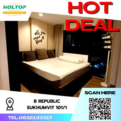 คอนโดให้เช่า : #S2642 ให้เช่า B Republic Sukhumvit 101/1