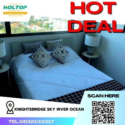 Condos for rent Paolo Hospital Phrapradaeng : #R2668 For rent  Knightsbridge Sky River Ocean