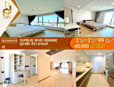 Condos for rent : DL25020323 Condo for rent, Supalai Riva Grande  near -, ready to move in, call urgently 0653619502 LineID @897iyzll