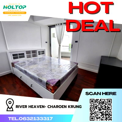 คอนโดให้เช่า : #R2670 ให้เช่า River Heaven- Charoen Krung