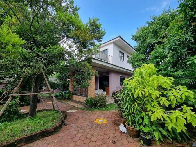 Beautiful house for sale in Sriracha, Nong Kho, good atmosphere, move in Ready, fully built-in