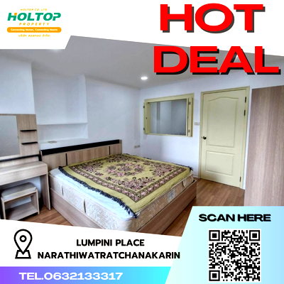 คอนโดให้เช่า : #R2673 ให้เช่า Lumpini Place Narathiwatratchanakarin