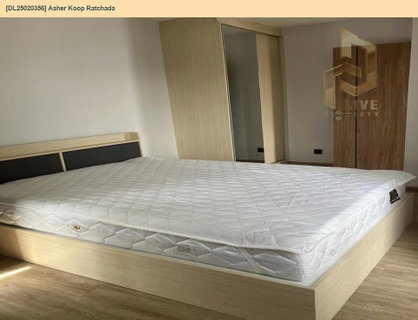 รูปภาพ DL25020356 Condo for rent, Asher Koop Ratchada  near MRT สุทธิสาร, ready to move in, call urgently 0656133286 LineID @534wlwof