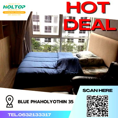 Condos for rent พหลโยธิน 35 : #S2687 For Rent Blue Phaholyothin 35