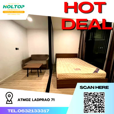 Condos for rent Lat Phrao : #R2692  For rent  Atmoz Ladprao 71
