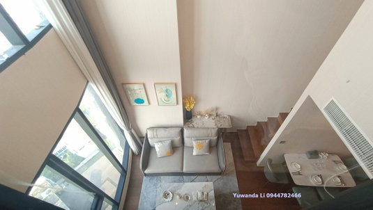 รูปภาพ (6 Month - 1Year) Ideo Q Victory DUPLEX 2 Bedroom 2 Bathroom🌸Condo for Rent near BTS Victory monument 1 minutes