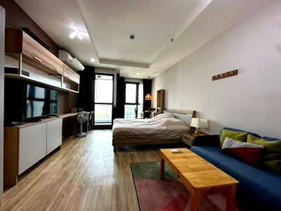 Condos for rent Robinson Sriracha : Condo for rent in Sriracha, beautiful room, fully decorated, with furniture, Ladda Plus Condo