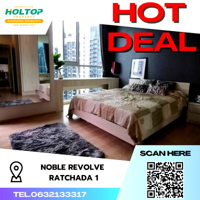 Condos for rent : #S2709 For Rent Noble Revolve Ratchada 1