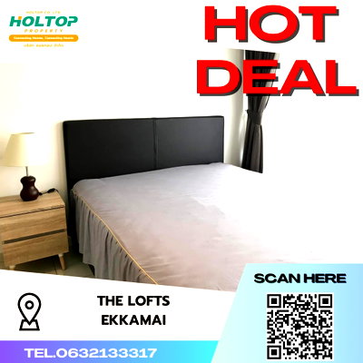 คอนโดให้เช่า : #S2691 ให้เช่า The Lofts Ekkmai