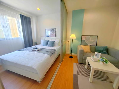 Condos for sale : Lumpini Condo NIDA 2, newly renovated room, beautifully decorated, convenient travel, close to the Yellow Line.