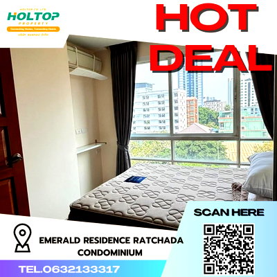 คอนโดให้เช่า : #R2753 ให้เช่า Emerald Residence Ratchada Condominium
