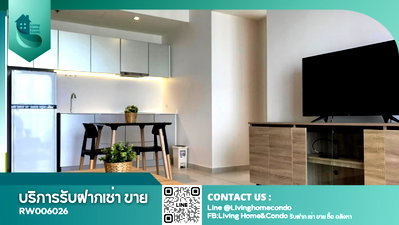 Condos for rent : For rent The loft Ekkamai, beautifully decorated room, 2 bedrooms, 1 bathroom, near BTS Ekkamai LH-RW006026