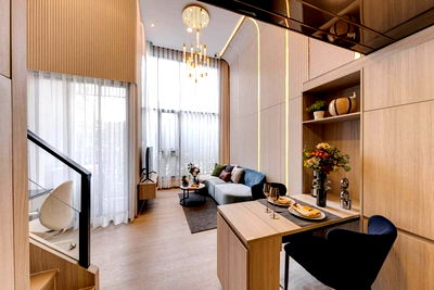 Condos for sale : Condo 1 Bedroom Duo space at Origin Place Phetkasem MRT Phasi Charoen Pet friendly