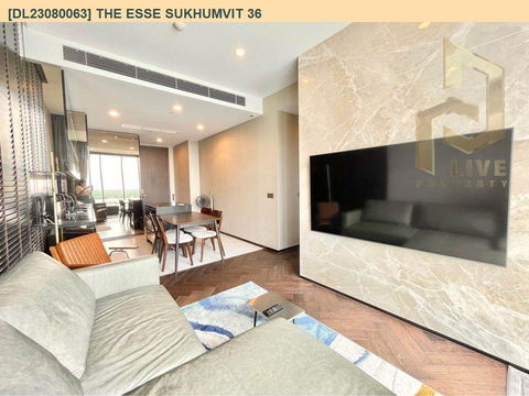 DL23080063 Condo for rent, THE ESSE Sukhumvit 36 near BTS Thong Lo, ready to move in, call urgently 0656133286 LineID @655ebbvc