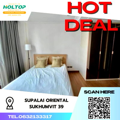 คอนโดให้เช่า : #S2744 ให้เช่า Supalai Oriental Sukhumvit 39
