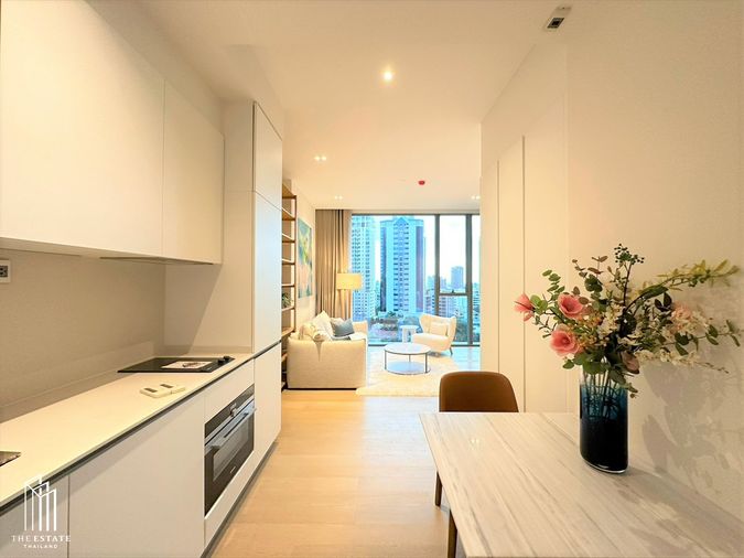 For rent  The Strand Thonglor ตกแต่งครบพร้อมอยู่ 53.65 sq.m. 1 bedroom @70,000 Baht