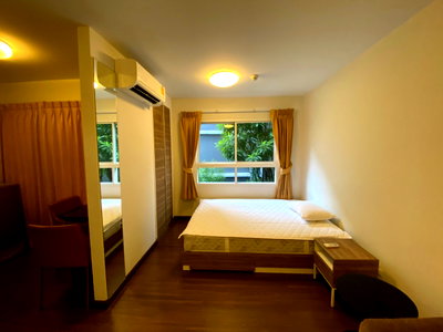 เช่าคอนโด อมตะนคร : The trust condo amata chonburi  ห้องอยู่ตึก A ชั้น 2 เนื้อที่ 24 ตรม.