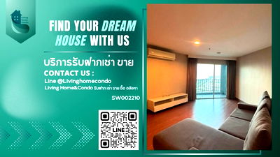 ขายคอนโด : ขายคอนโด Belle Grand Rama 9 ชั้นสูง 2 ห้องนอน ห้องเปล่า มีเฟอร์ฯตามภาพ ทำเลดี ย่านพระราม 9 (SW002210)