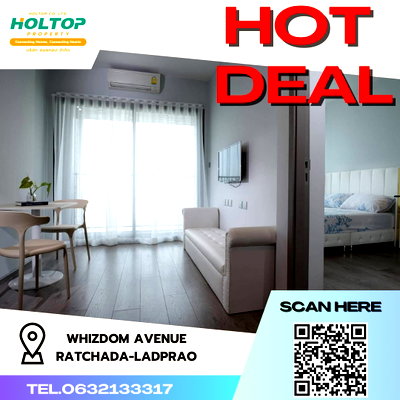 คอนโดให้เช่า : #R2783 ให้เช่า Whizdom Avenue Ratchada-Ladprao