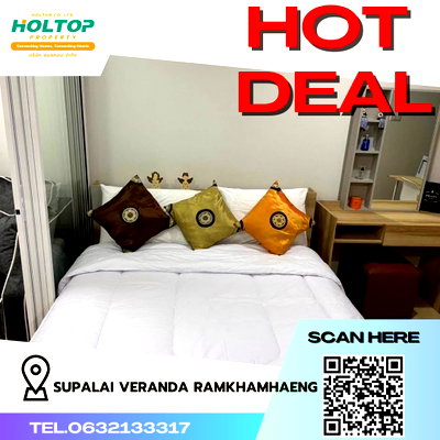 คอนโดให้เช่า : #R2800 ให้เช่า Supalai Veranda Ramkhamhaeng