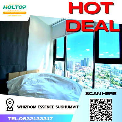 คอนโดให้เช่า : #R2781 ให้เช่า Whizdom Essence Sukhumvit