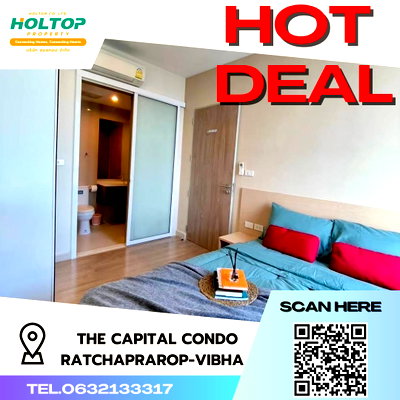 คอนโดให้เช่า : #S2837 ให้เช่า The Capital Ratchaprarop-Vibhavadi