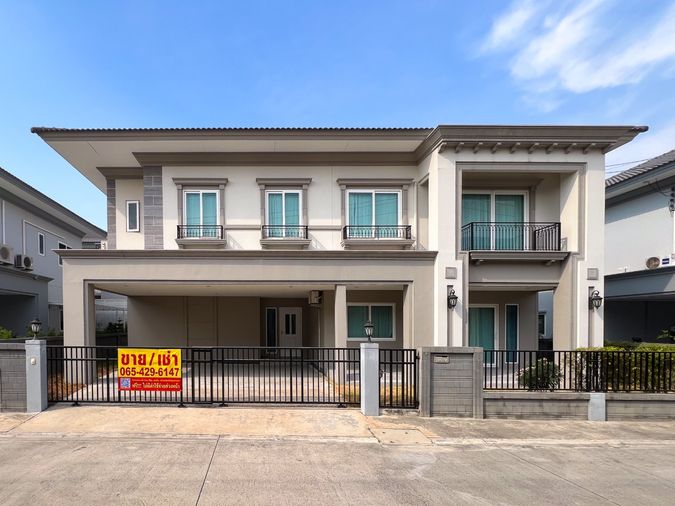 ขายบ้านเดี่ยวหรู Grandio วิภาวดี-รังสิต ขนาด 70 ตร.ว. 275 ตร.ม. ตกแต่งครบ ใกล้ฟิวเจอร์พาร์ค รังสิต และทางด่วนโทลล์เวย์ ราคาเพียง 11 ล้านบาท