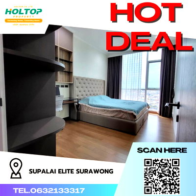 คอนโดให้เช่า : #R2792 ให้เช่า Supalai Elite Surawong