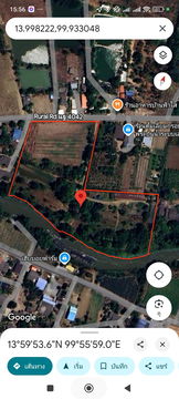 ขายที่ดินพร้อมสิ่งปลูกสร้าง อำเภอกำแพงแสน ตำบลรางพิกุล จังหวัดนครปฐม เนื้อที่ 1O ไร่ 1 งาน 73 ตารางวา 